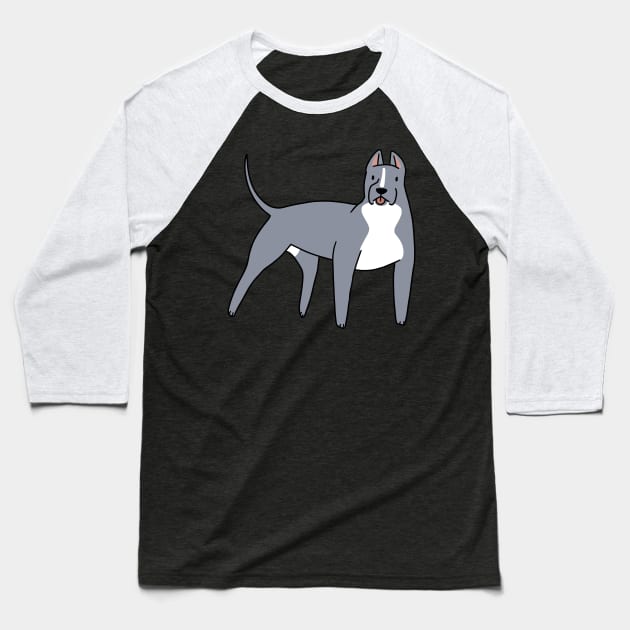 Pitbull Baseball T-Shirt by saradaboru